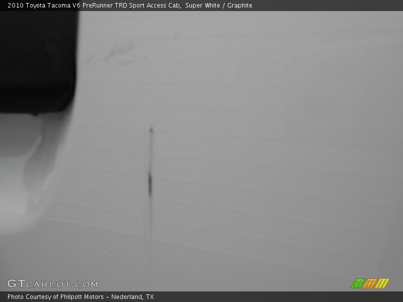 Super White / Graphite 2010 Toyota Tacoma V6 PreRunner TRD Sport Access Cab