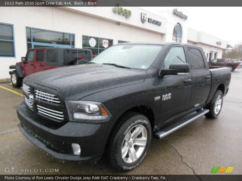 Black / Black 2013 Ram 1500 Sport Crew Cab 4x4