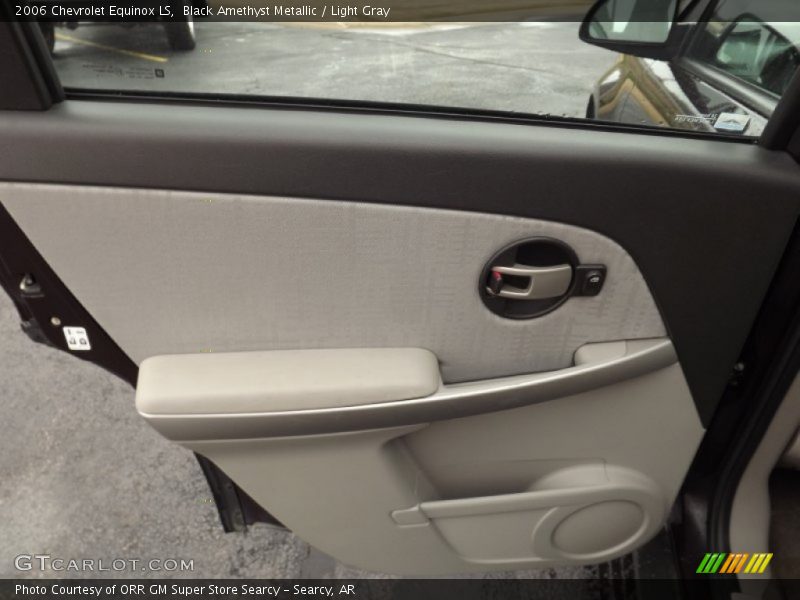 Black Amethyst Metallic / Light Gray 2006 Chevrolet Equinox LS