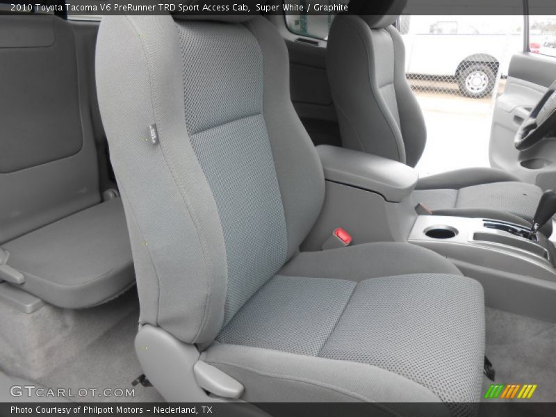 Super White / Graphite 2010 Toyota Tacoma V6 PreRunner TRD Sport Access Cab