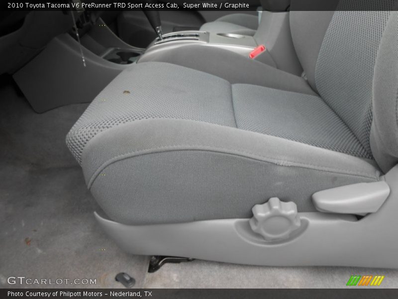 Super White / Graphite 2010 Toyota Tacoma V6 PreRunner TRD Sport Access Cab