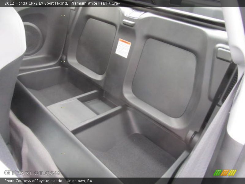 Rear Seat of 2012 CR-Z EX Sport Hybrid