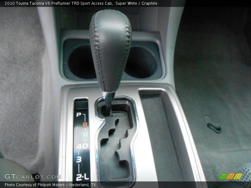 Super White / Graphite 2010 Toyota Tacoma V6 PreRunner TRD Sport Access Cab