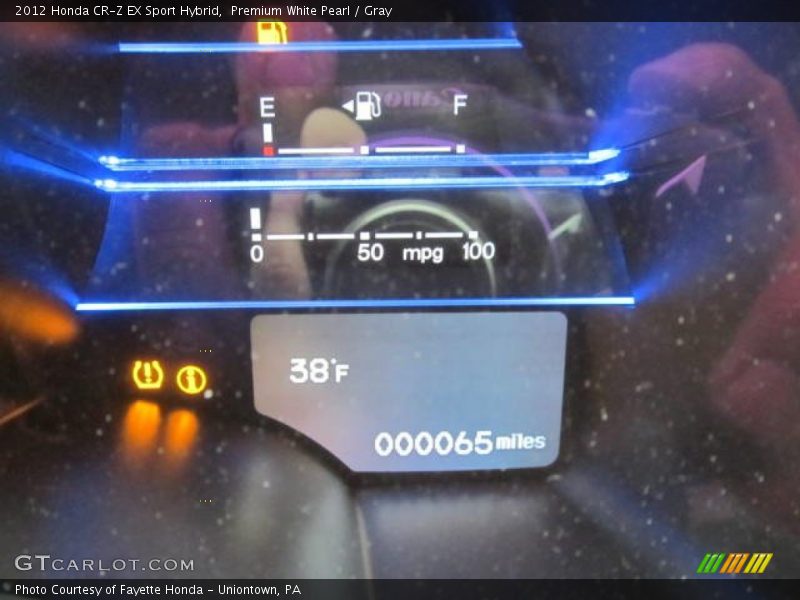 Premium White Pearl / Gray 2012 Honda CR-Z EX Sport Hybrid