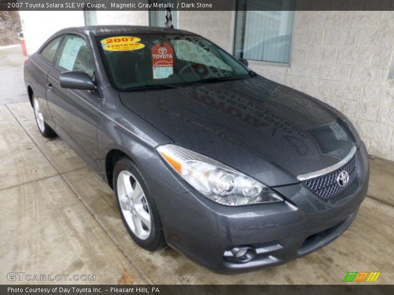 Magnetic Gray Metallic / Dark Stone 2007 Toyota Solara SLE V6 Coupe