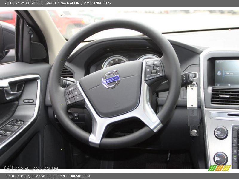 Saville Grey Metallic / Anthracite Black 2013 Volvo XC60 3.2
