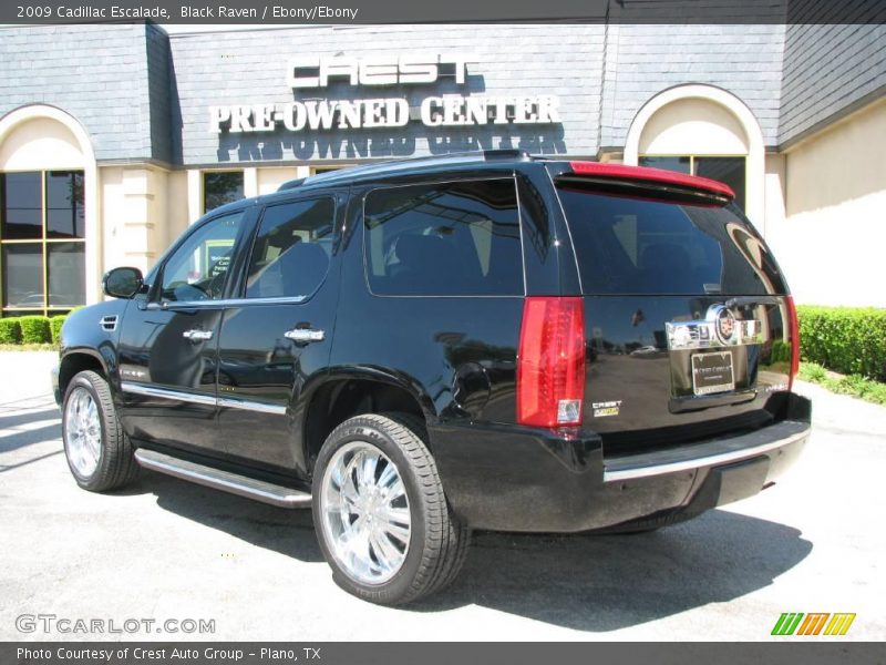 Black Raven / Ebony/Ebony 2009 Cadillac Escalade