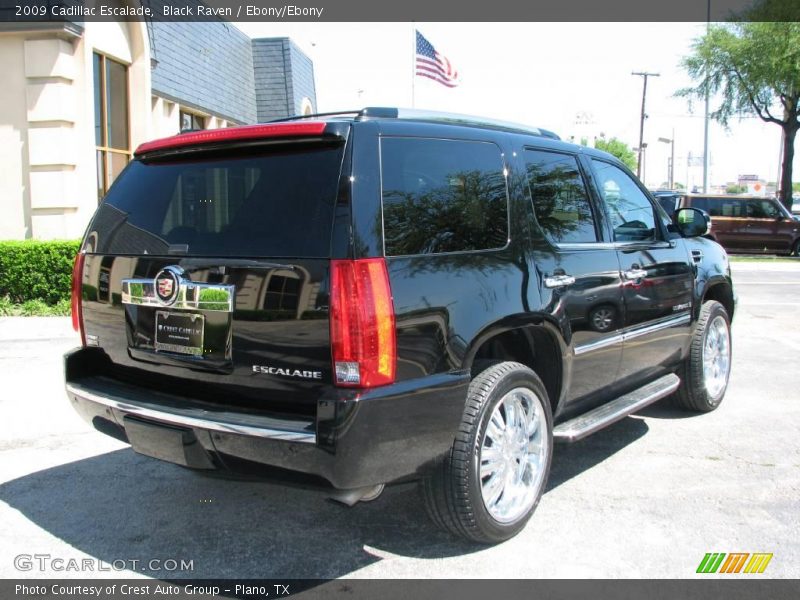 Black Raven / Ebony/Ebony 2009 Cadillac Escalade