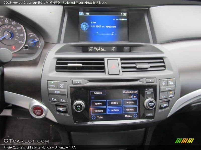 Controls of 2013 Crosstour EX-L V-6 4WD