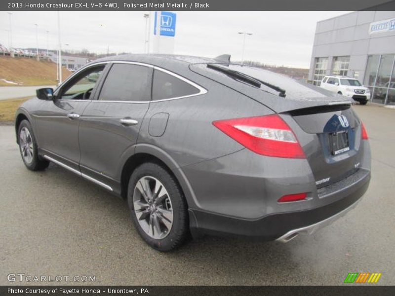 Polished Metal Metallic / Black 2013 Honda Crosstour EX-L V-6 4WD
