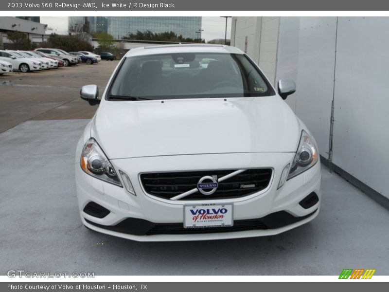 Ice White / R Design Black 2013 Volvo S60 R-Design AWD