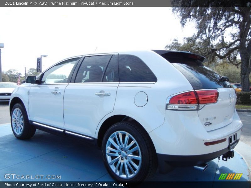 White Platinum Tri-Coat / Medium Light Stone 2011 Lincoln MKX AWD