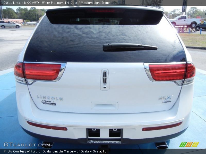 White Platinum Tri-Coat / Medium Light Stone 2011 Lincoln MKX AWD