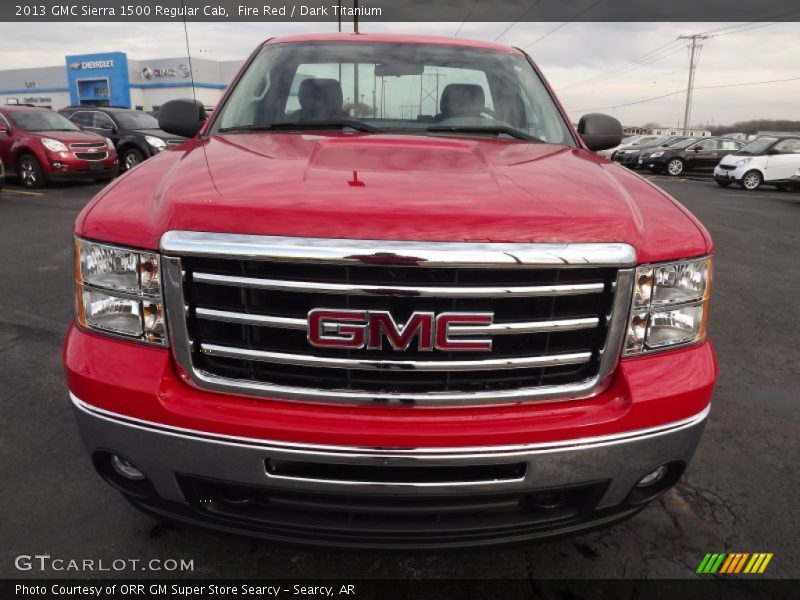 Fire Red / Dark Titanium 2013 GMC Sierra 1500 Regular Cab