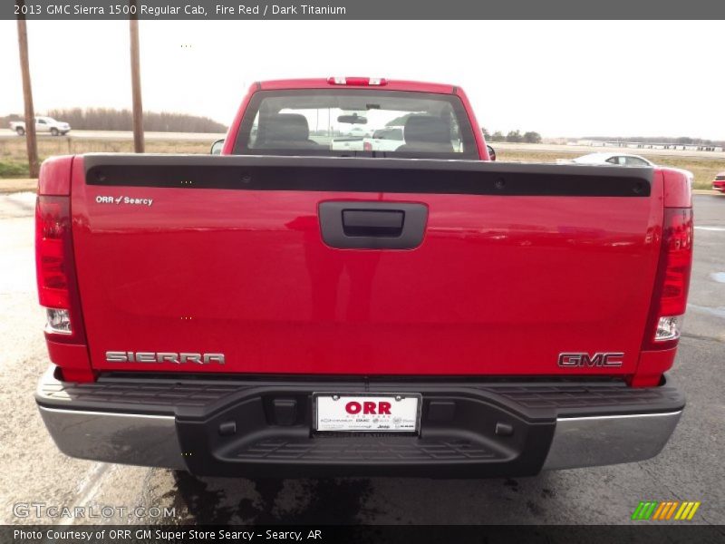 Fire Red / Dark Titanium 2013 GMC Sierra 1500 Regular Cab