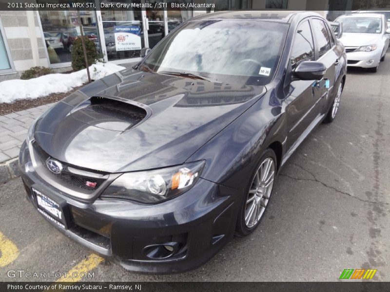 Dark Gray Metallic / STI  Black/Alcantara 2011 Subaru Impreza WRX STi