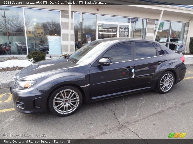 Dark Gray Metallic / STI  Black/Alcantara 2011 Subaru Impreza WRX STi