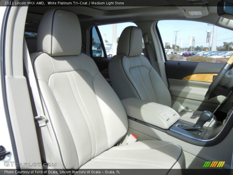 White Platinum Tri-Coat / Medium Light Stone 2011 Lincoln MKX AWD