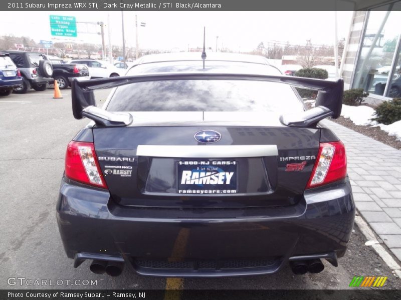 Dark Gray Metallic / STI  Black/Alcantara 2011 Subaru Impreza WRX STi