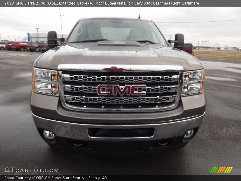 Mocha Steel Metallic / Very Dark Cashmere/Light Cashmere 2013 GMC Sierra 2500HD SLE Extended Cab 4x4