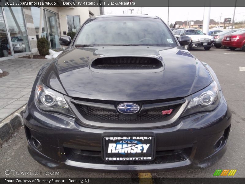 Dark Gray Metallic / STI  Black/Alcantara 2011 Subaru Impreza WRX STi