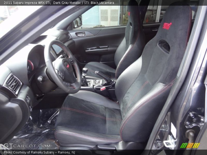  2011 Impreza WRX STi STI  Black/Alcantara Interior