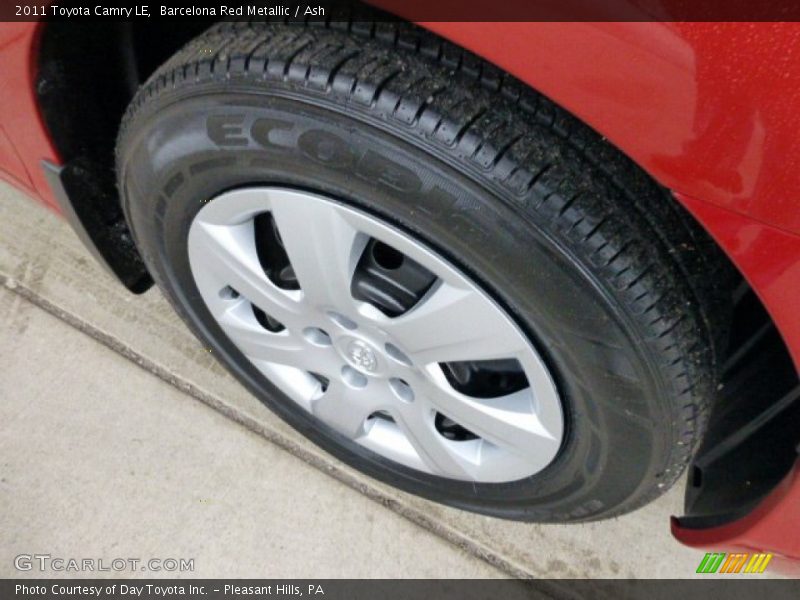 Barcelona Red Metallic / Ash 2011 Toyota Camry LE