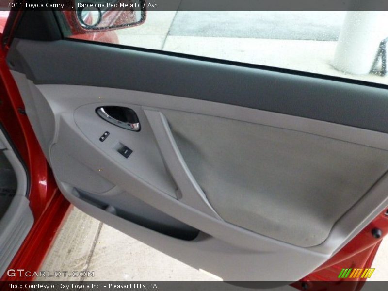 Barcelona Red Metallic / Ash 2011 Toyota Camry LE