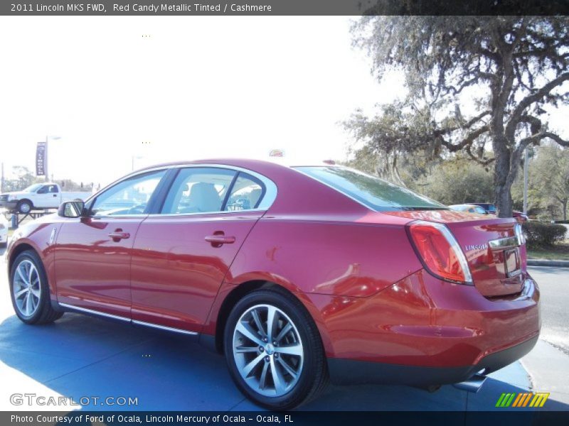 Red Candy Metallic Tinted / Cashmere 2011 Lincoln MKS FWD