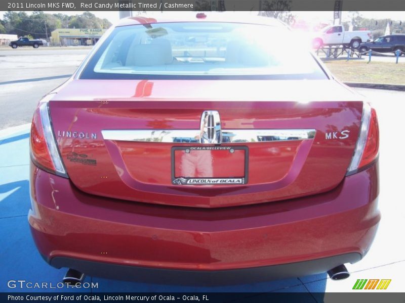 Red Candy Metallic Tinted / Cashmere 2011 Lincoln MKS FWD