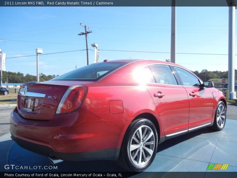 Red Candy Metallic Tinted / Cashmere 2011 Lincoln MKS FWD