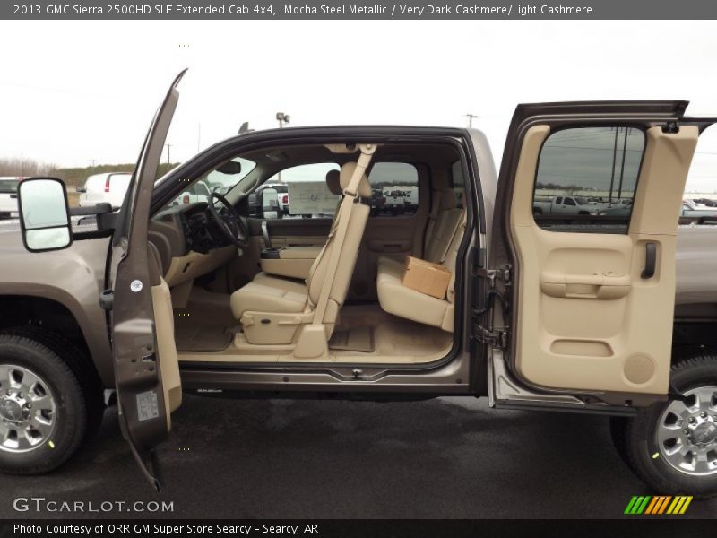  2013 Sierra 2500HD SLE Extended Cab 4x4 Very Dark Cashmere/Light Cashmere Interior