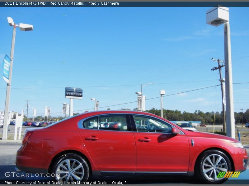 Red Candy Metallic Tinted / Cashmere 2011 Lincoln MKS FWD