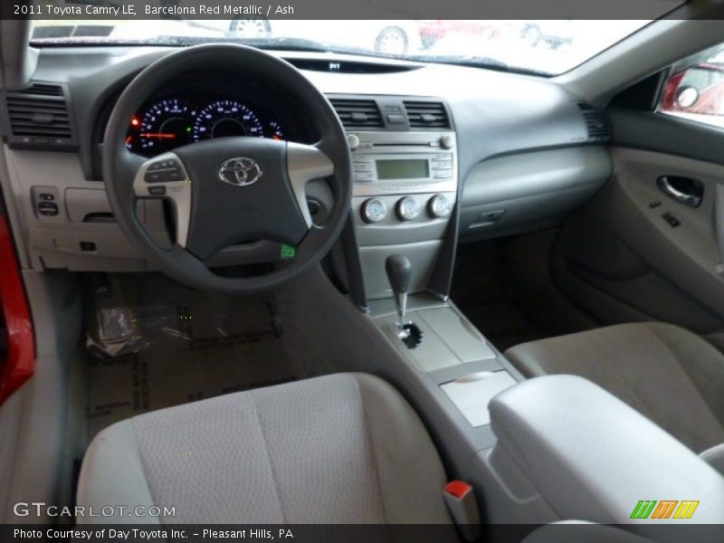 Barcelona Red Metallic / Ash 2011 Toyota Camry LE