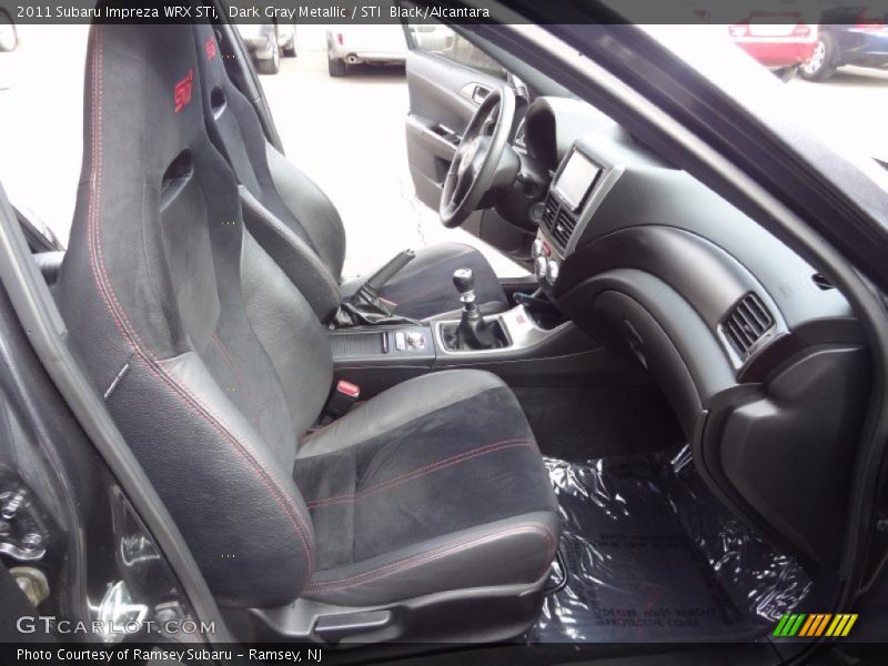 Front Seat of 2011 Impreza WRX STi