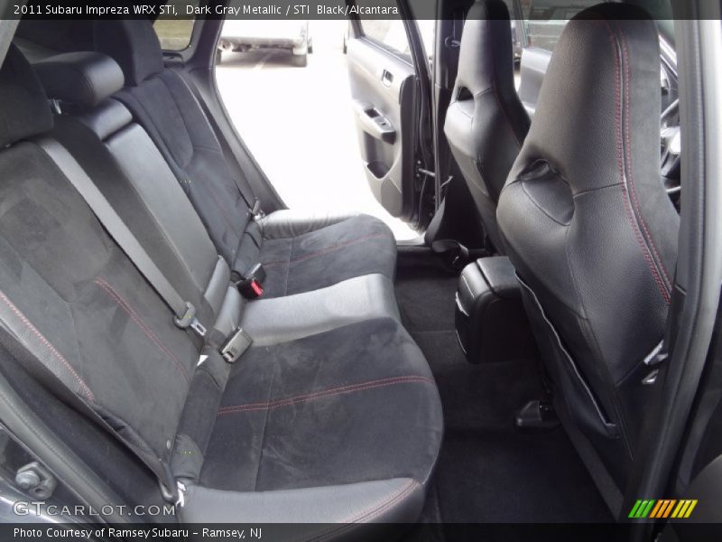 Rear Seat of 2011 Impreza WRX STi