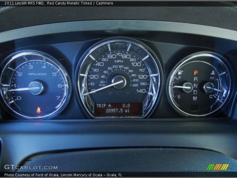  2011 MKS FWD FWD Gauges