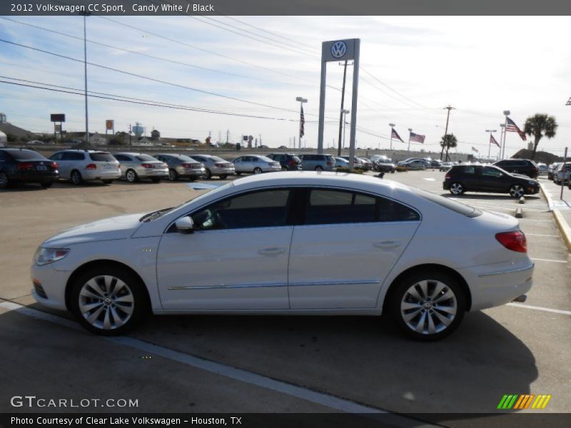Candy White / Black 2012 Volkswagen CC Sport