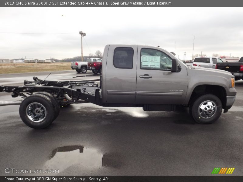  2013 Sierra 3500HD SLT Extended Cab 4x4 Chassis Steel Gray Metallic
