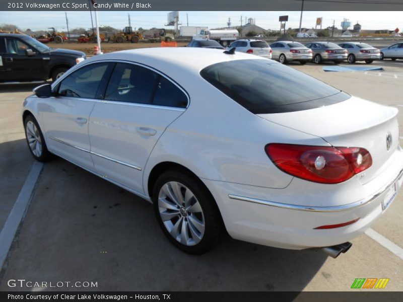 Candy White / Black 2012 Volkswagen CC Sport