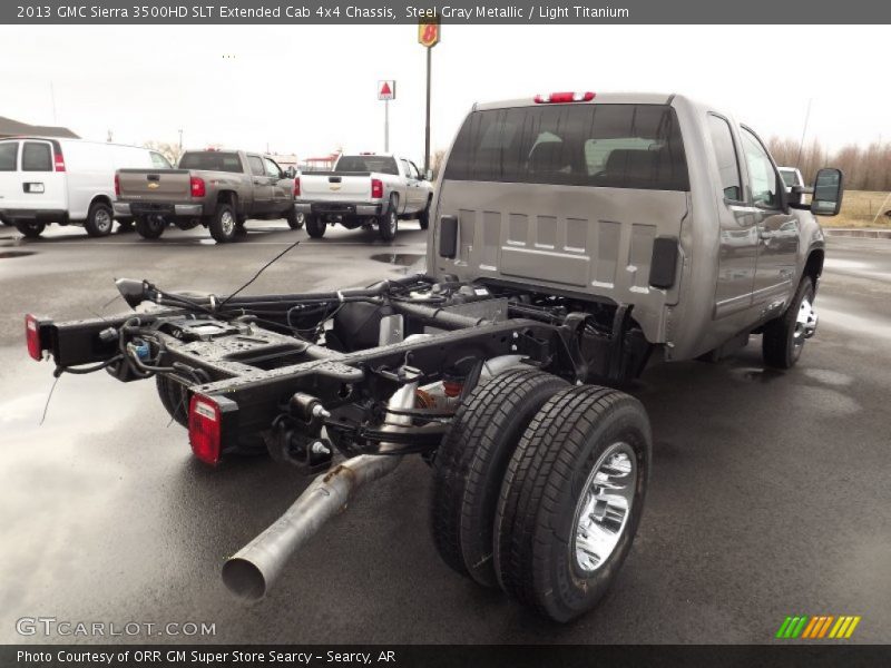  2013 Sierra 3500HD SLT Extended Cab 4x4 Chassis Steel Gray Metallic