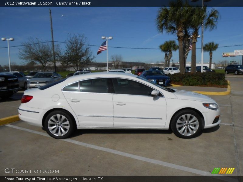 Candy White / Black 2012 Volkswagen CC Sport