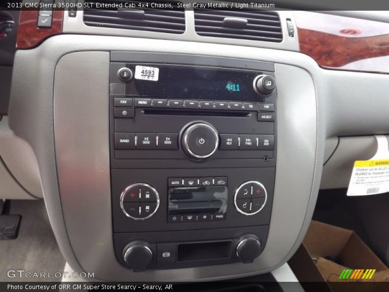 Controls of 2013 Sierra 3500HD SLT Extended Cab 4x4 Chassis