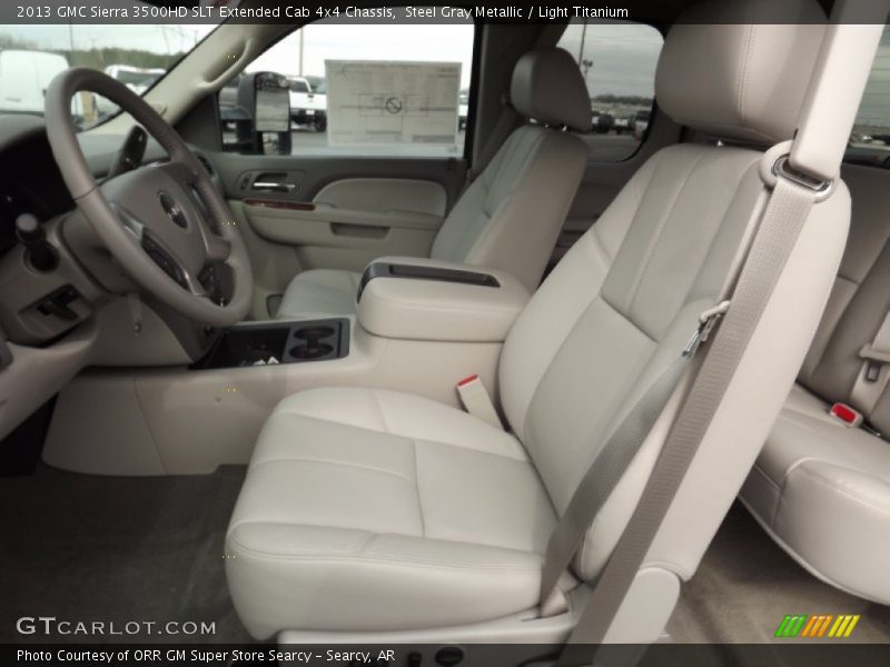 Front Seat of 2013 Sierra 3500HD SLT Extended Cab 4x4 Chassis