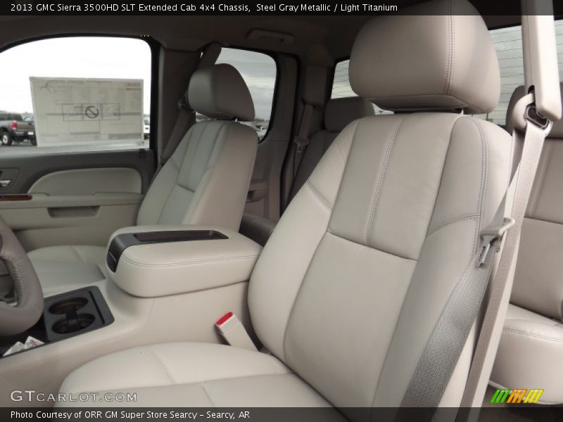 Front Seat of 2013 Sierra 3500HD SLT Extended Cab 4x4 Chassis