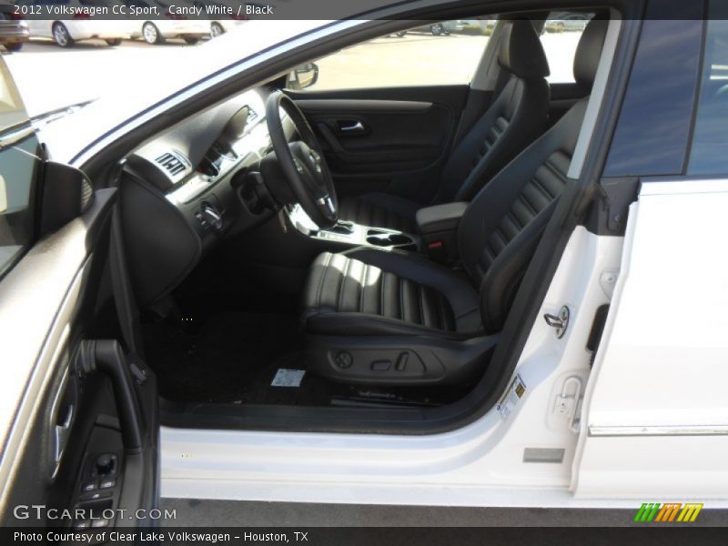 Candy White / Black 2012 Volkswagen CC Sport