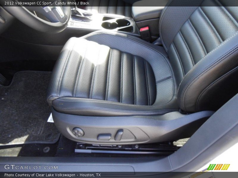 Candy White / Black 2012 Volkswagen CC Sport