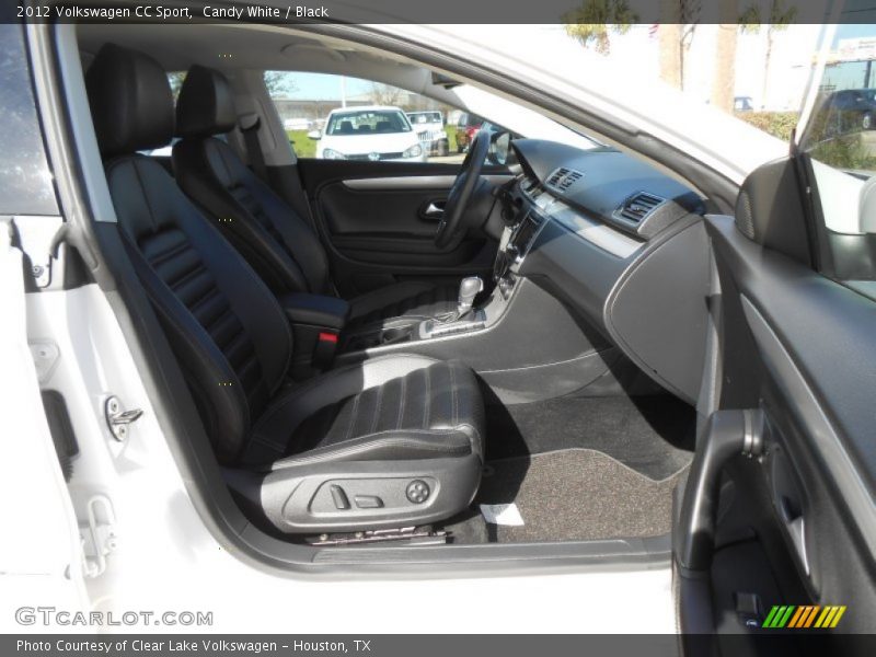 Candy White / Black 2012 Volkswagen CC Sport