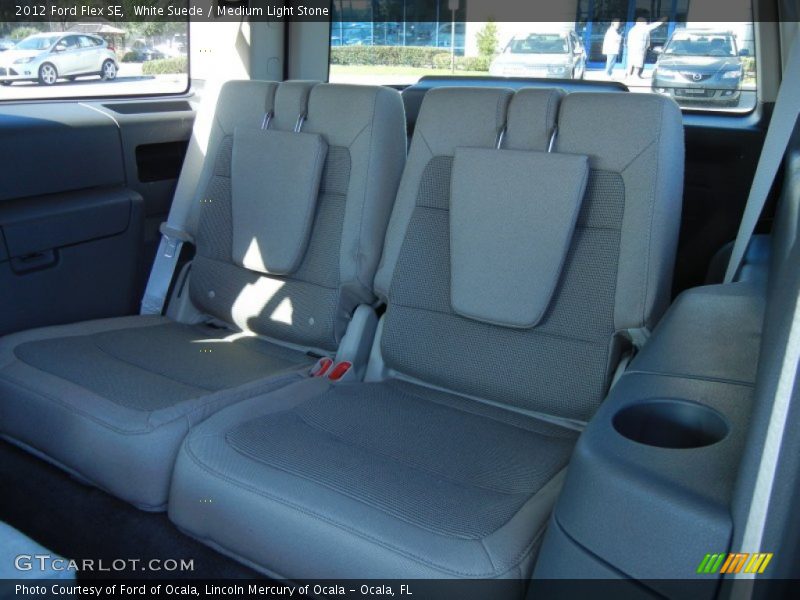 White Suede / Medium Light Stone 2012 Ford Flex SE