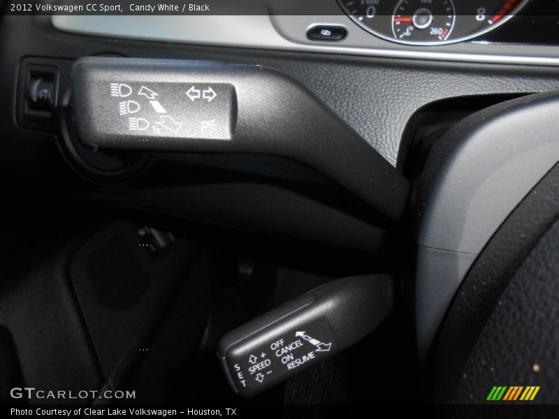 Candy White / Black 2012 Volkswagen CC Sport